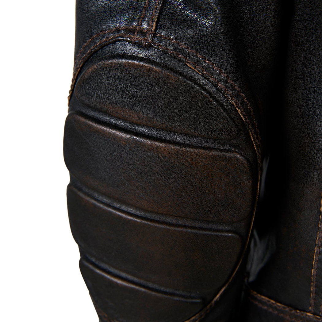 Edessa Gri Erkek Deri Mont