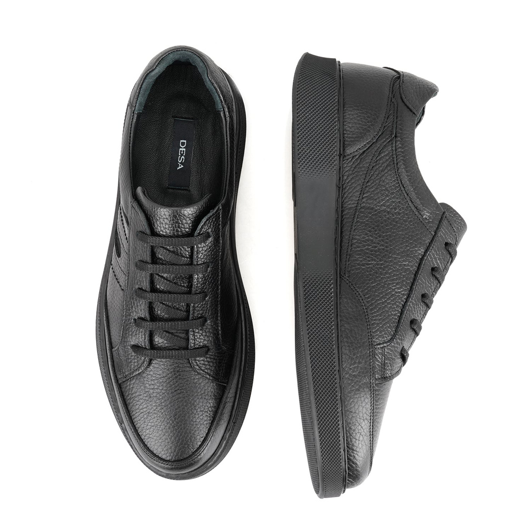 Edna Siyah Erkek Deri Günlük Ayakkabı