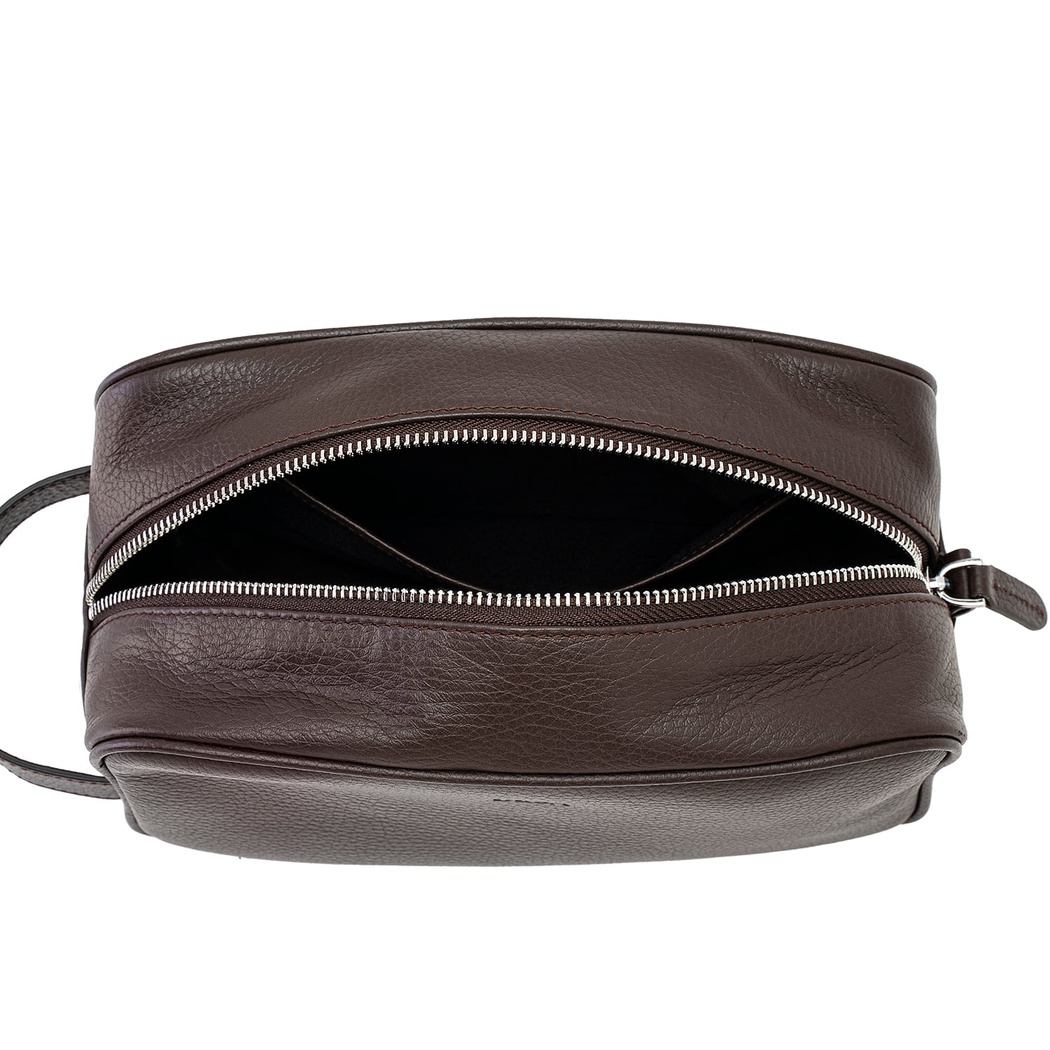 Eldon Kahve Erkek Deri Tıraş El Çantası