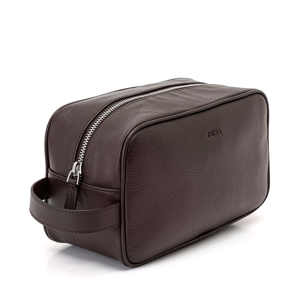 Eldon Kahve Erkek Deri Tıraş El Çantası