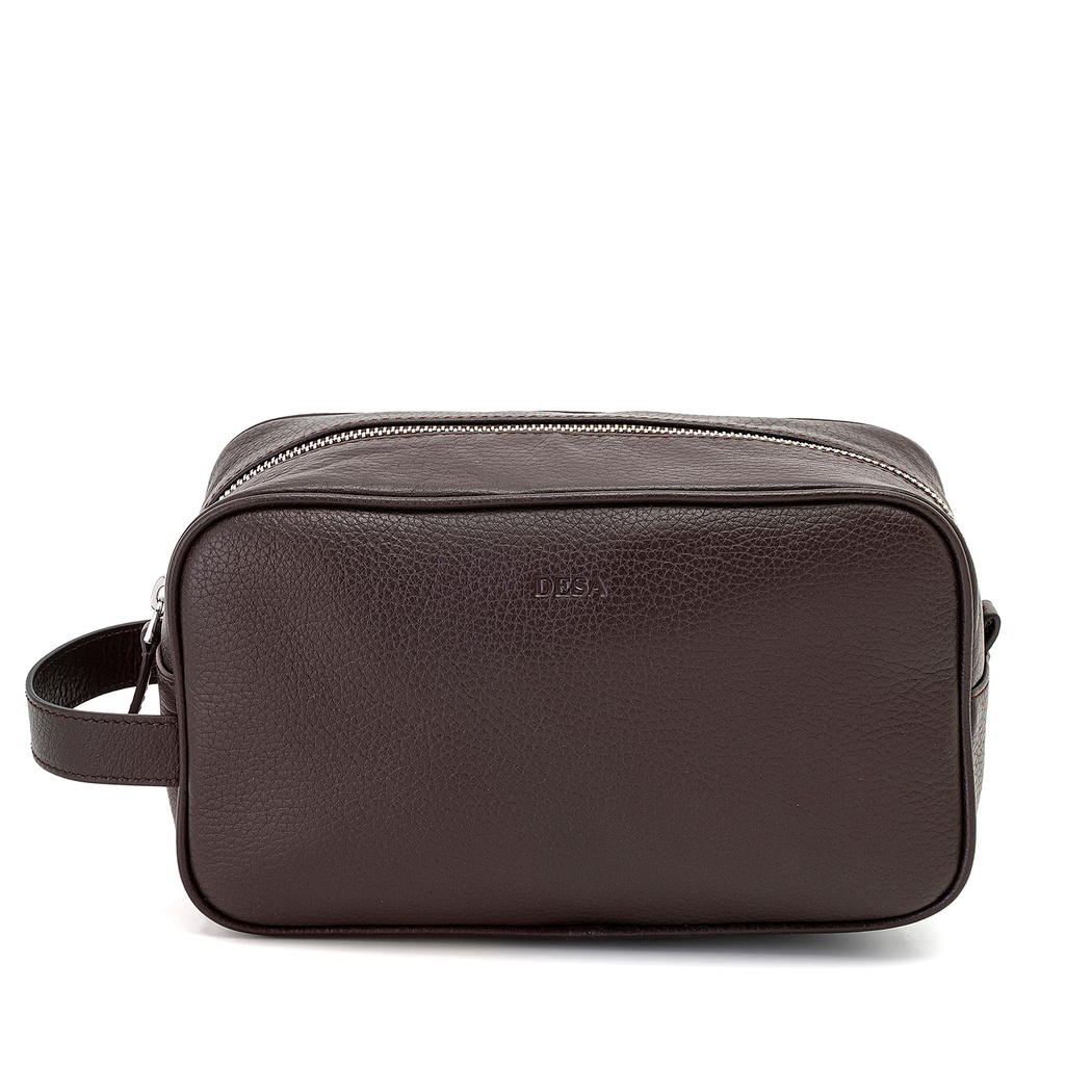 Eldon Kahve Erkek Deri Tıraş El Çantası