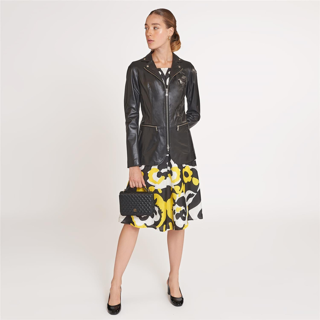 Elenore Kadın Deri Blazer Spor Ceket