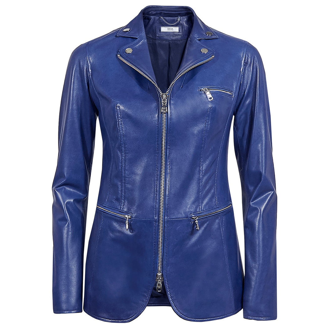 Elenore Kadın Deri Blazer Spor Ceket