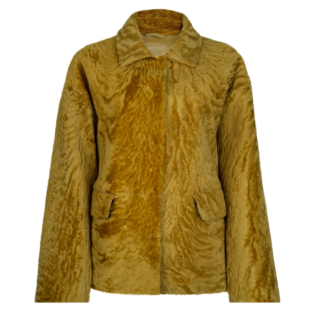 Elliana Yeşil Kadın Kürk Ceket