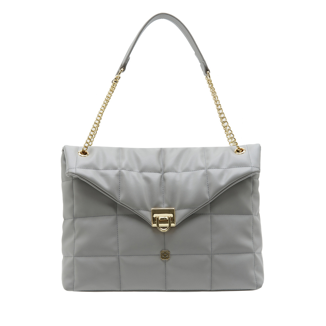 Elroy Gri Kadın Zincir Detaylı Omuz Çantası