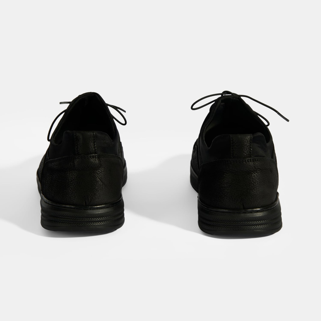 Elysia Siyah Erkek Bağcıklı Günlük Ayakkabı