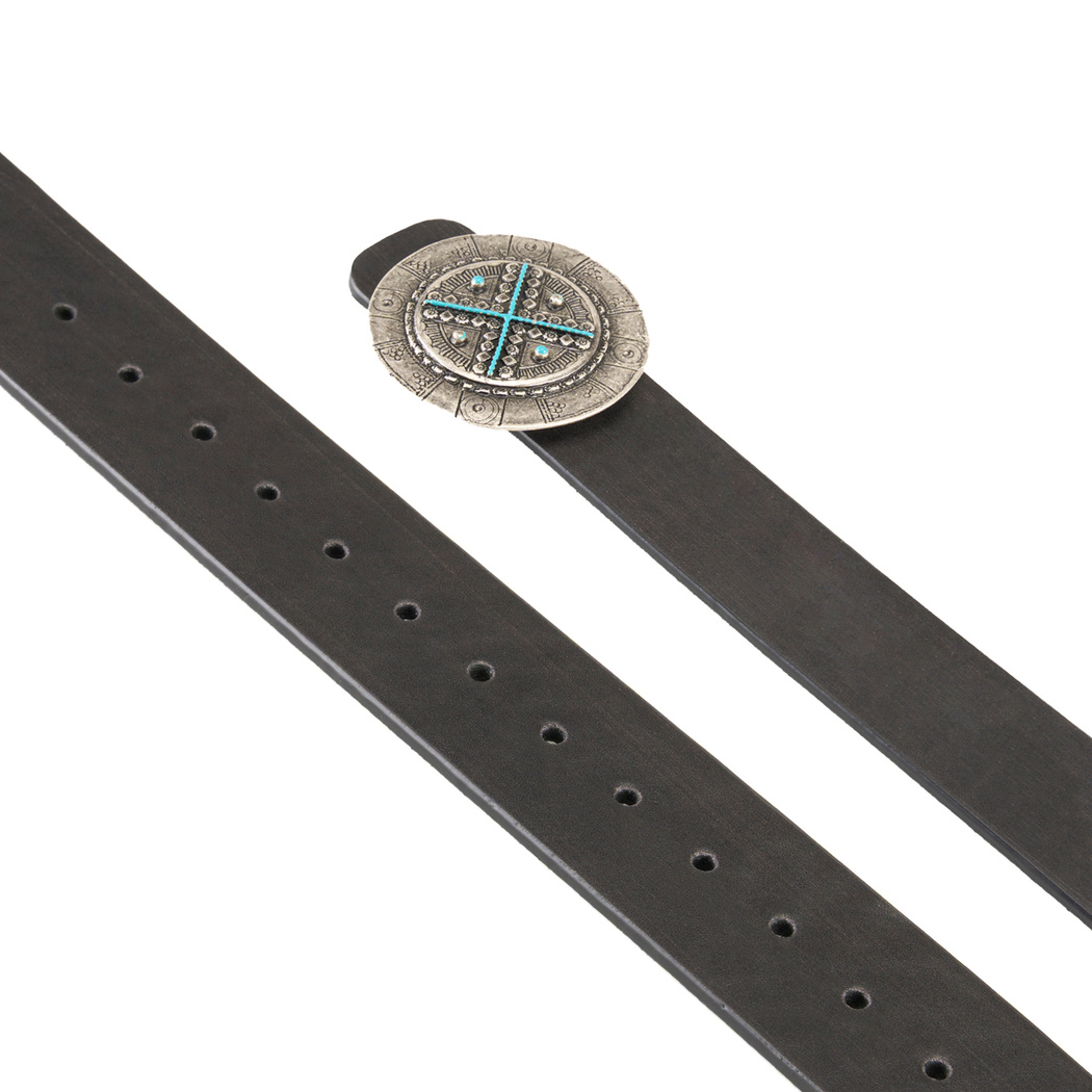 Ember Siyah Kadın Deri Kemer