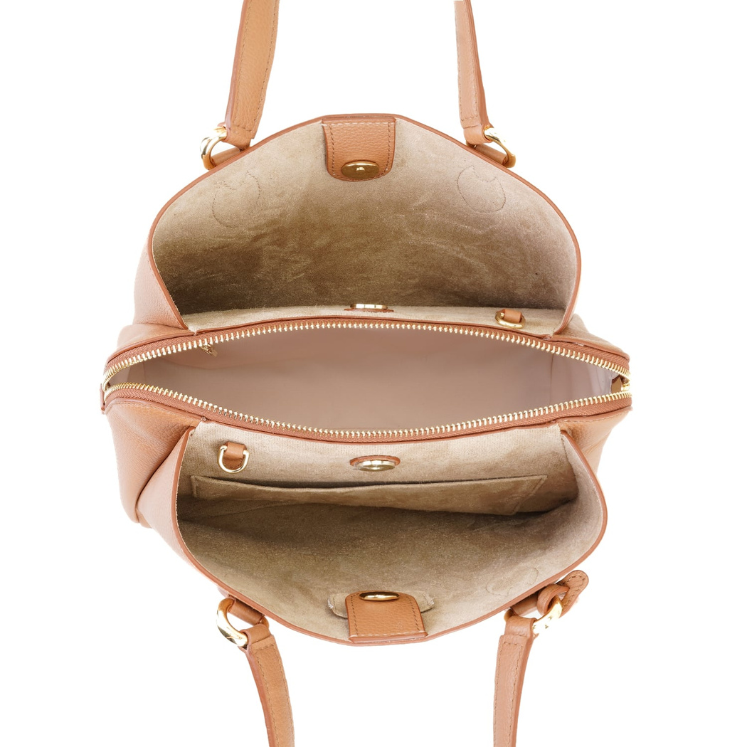 Emil Kahve Kadın Deri El Çantası