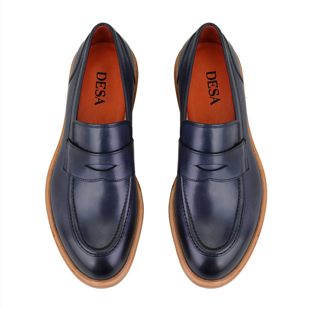 Emrick Lacivert Erkek Deri Klasik Ayakkabı