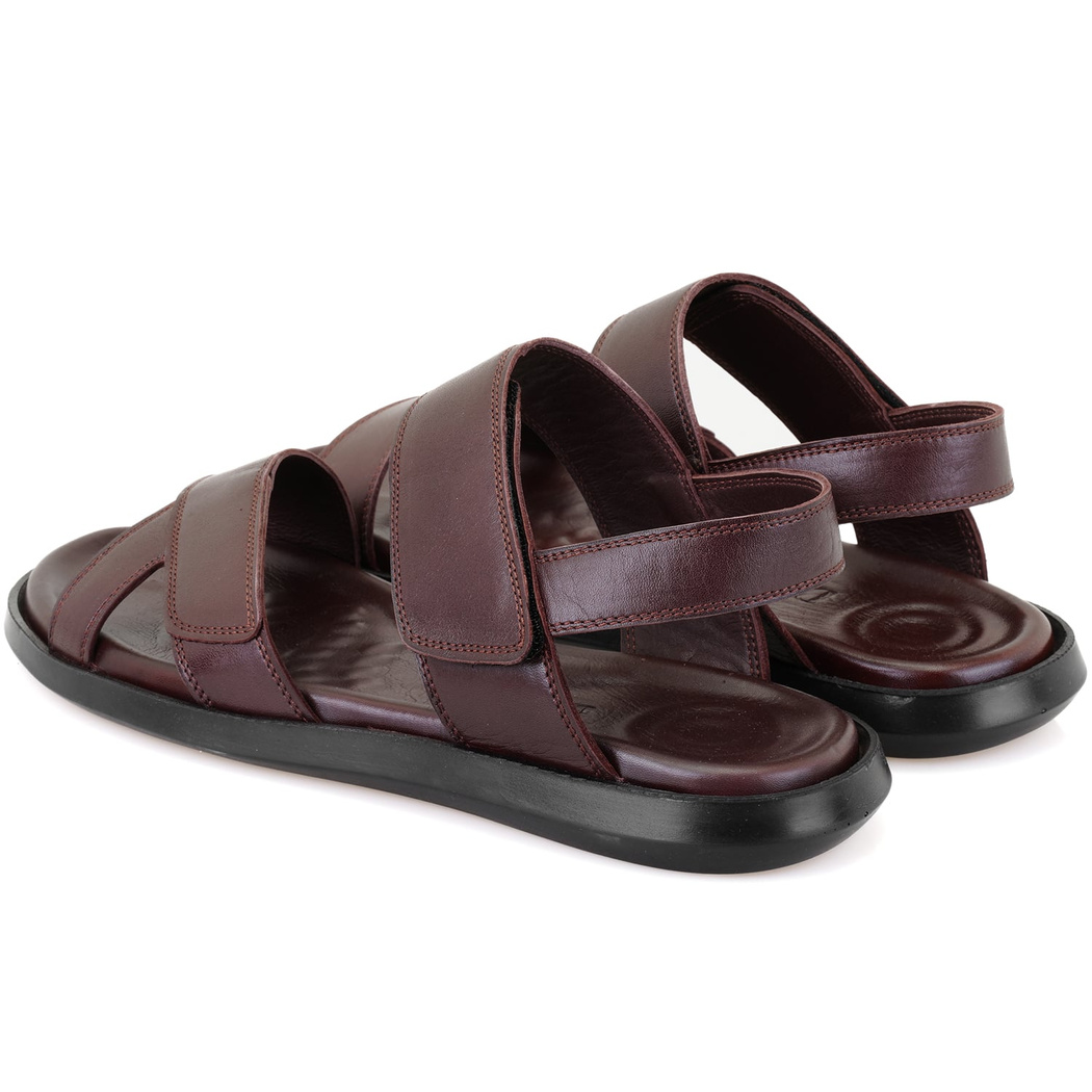 Erica Kahve Erkek Deri Sandalet