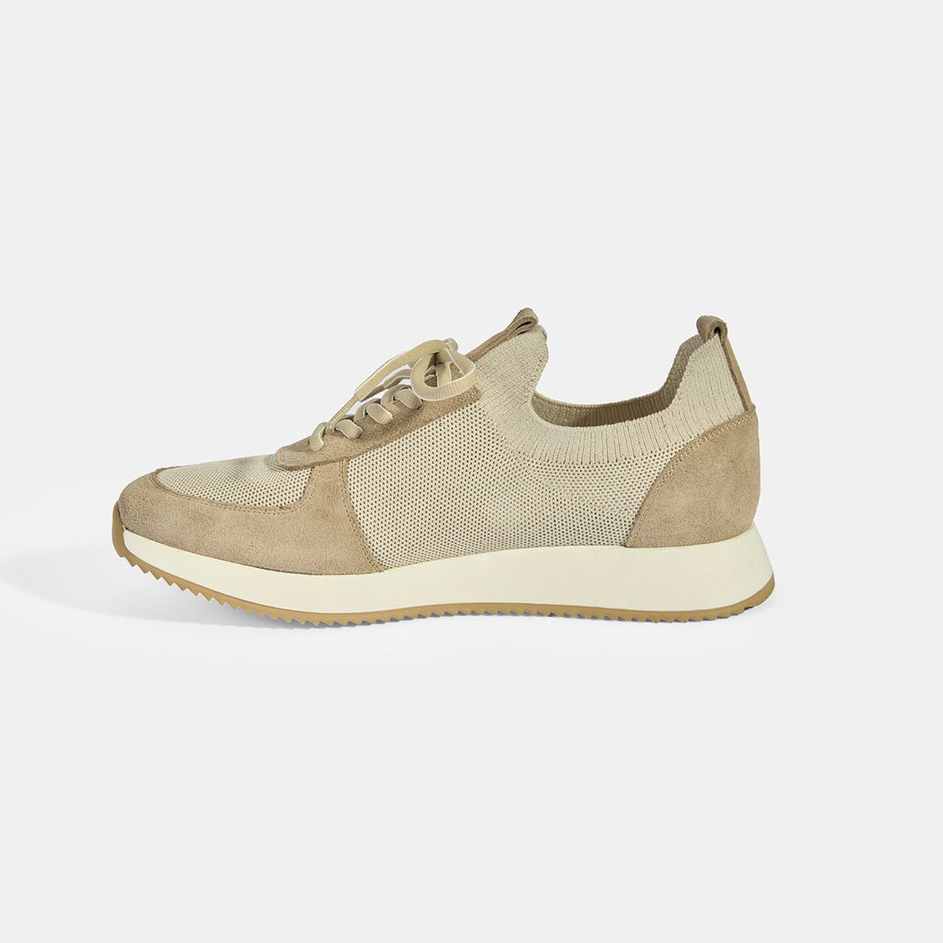 Erkek Bej Bağcıklı Süet Günlük Ayakkabı