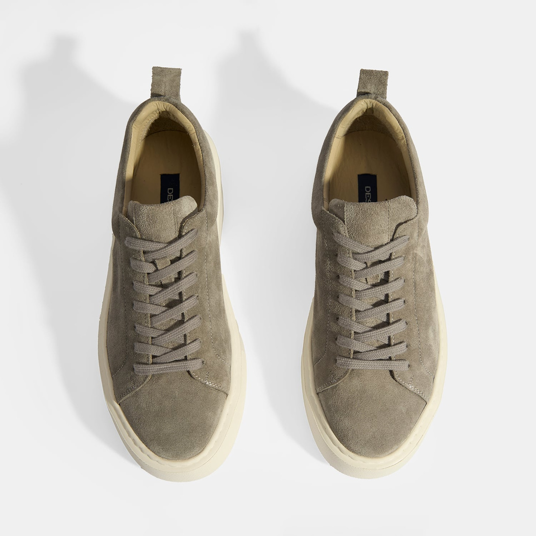 Erkek Gri Bağcıklı Süet Günlük Ayakkabı