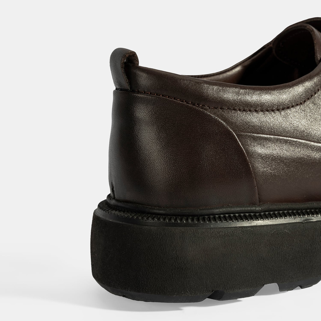 Erkek Kahve Bağcıklı Klasik Ayakkabı