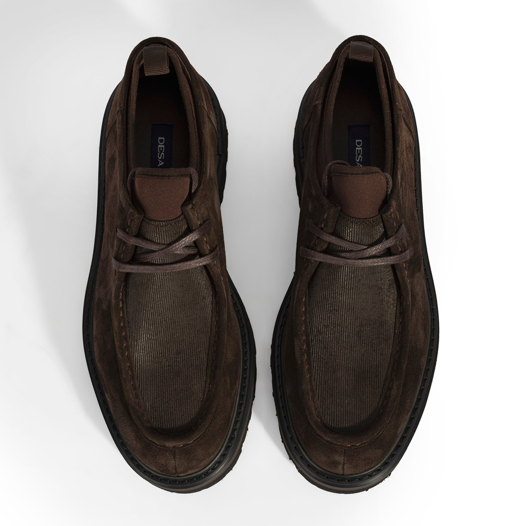 Erkek Kahve Bağcıklı Süet Günlük Ayakkabı