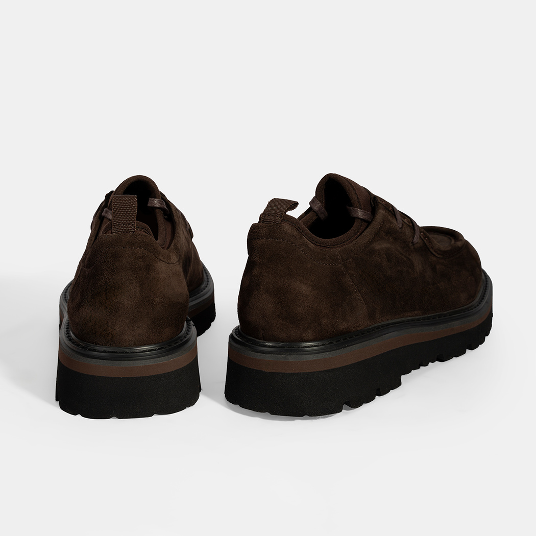 Erkek Kahve Bağcıklı Süet Günlük Ayakkabı