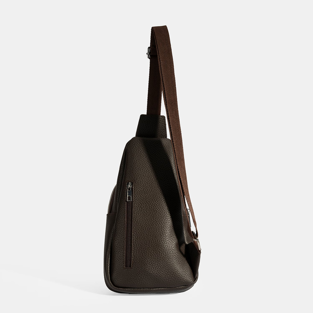 Erkek Kahve Çapraz Postacı Çantası