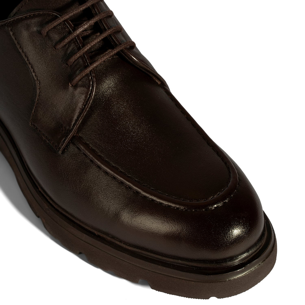 Erkek Kahve Deri Günlük Ayakkabı