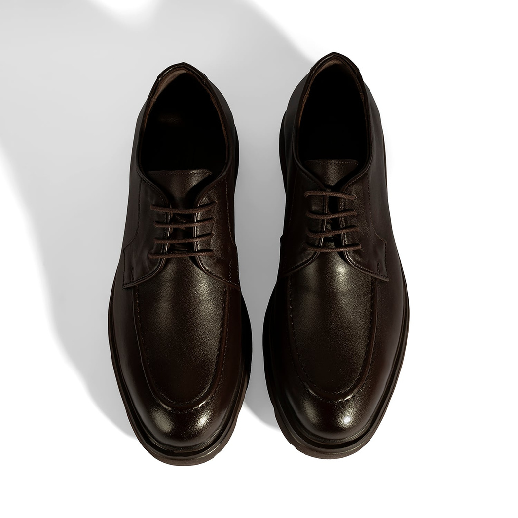 Erkek Kahve Deri Günlük Ayakkabı