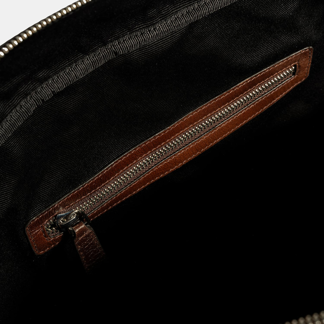 Erkek Kahve Deri Seyahat Çantası