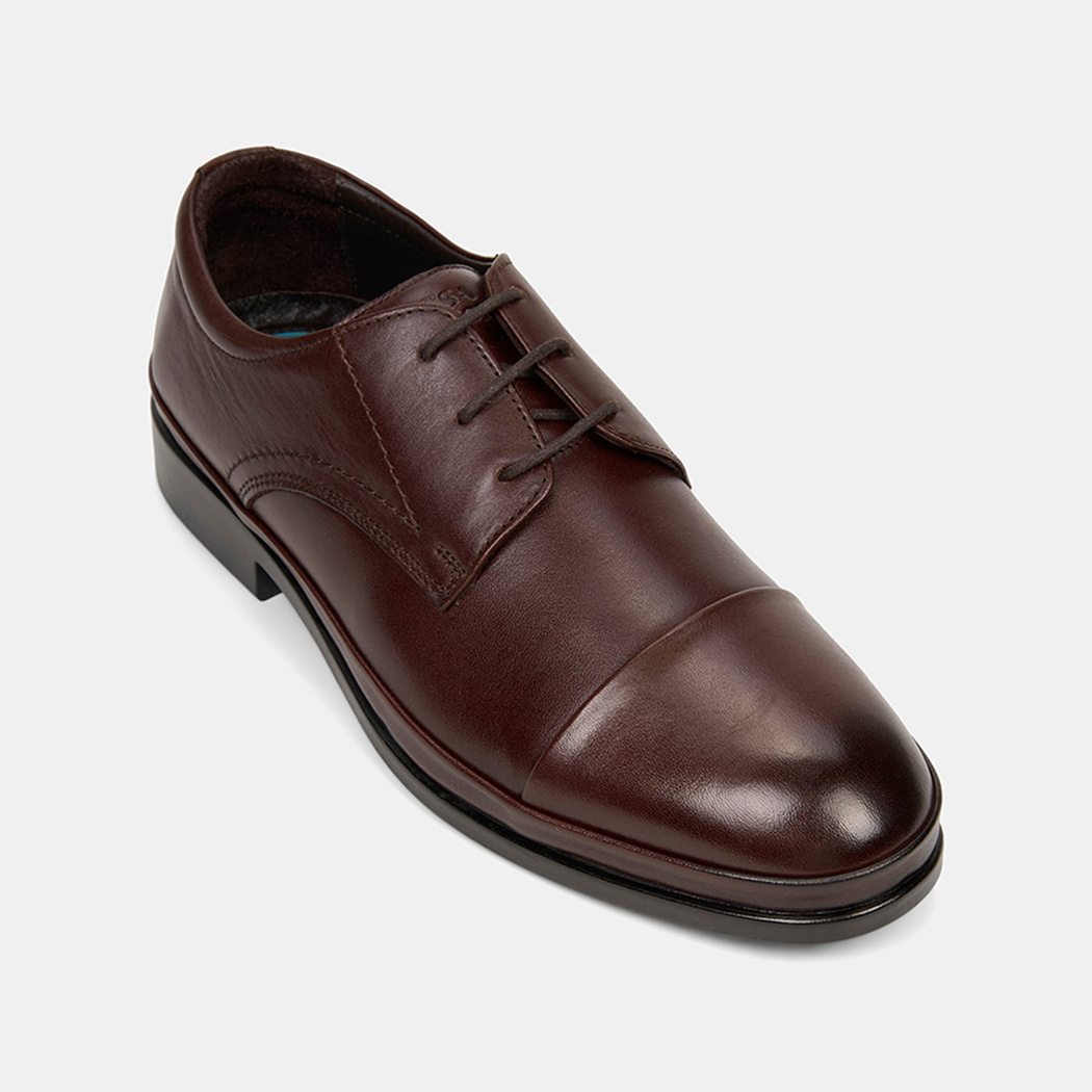 Erkek Kahve DesaComfort Deri Klasik Ayakkabı