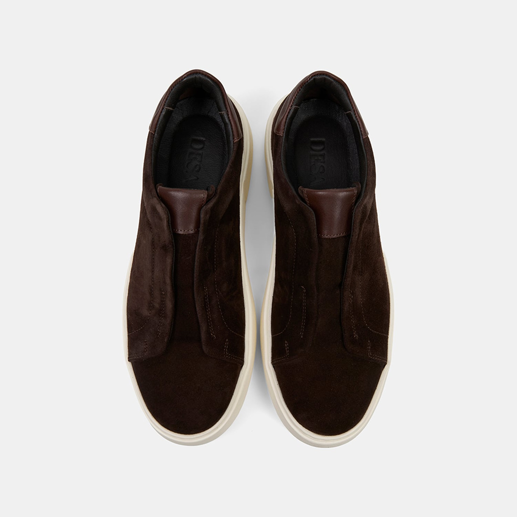 Erkek Kahve İçten Lastikli Süet Günlük Ayakkabı