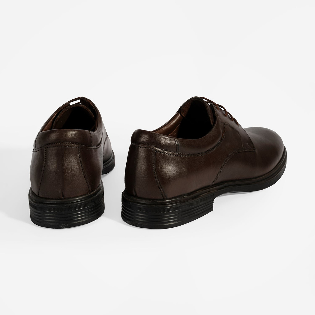 Erkek Kahve Klasik Deri Ayakkabı