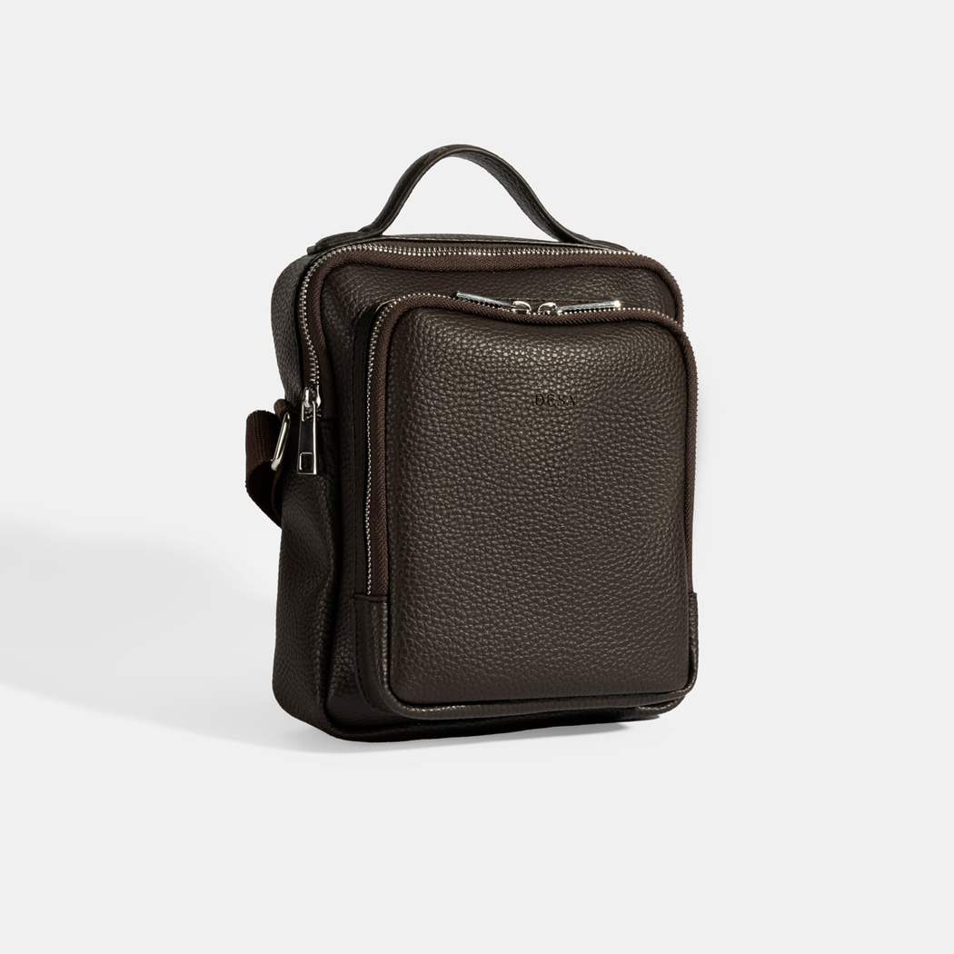 Erkek Kahve Postacı Çantası