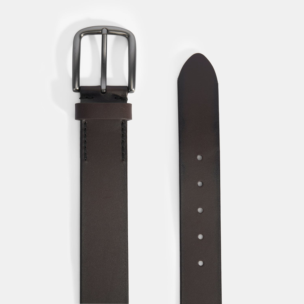 Erkek Kahve Spor Deri Kemer