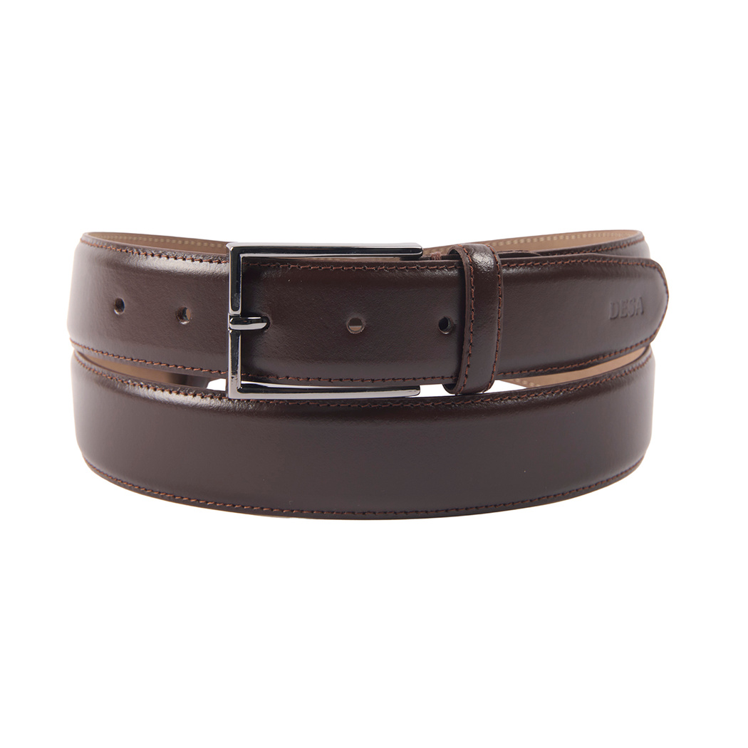 Erkek Klasik Koyu Kahve Kemer