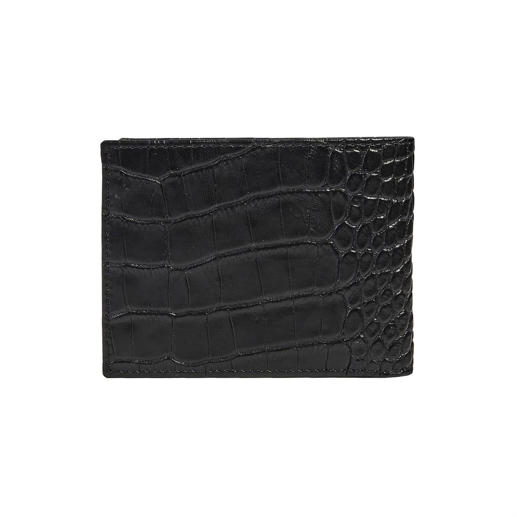 Erkek Kroko Baskılı Deri Cüzdan