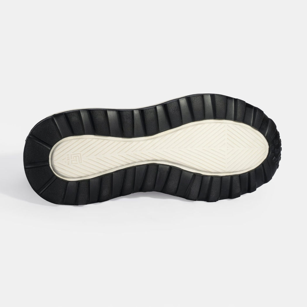 Erkek Lacivert Bağcıklı Deri Spor Ayakkabı