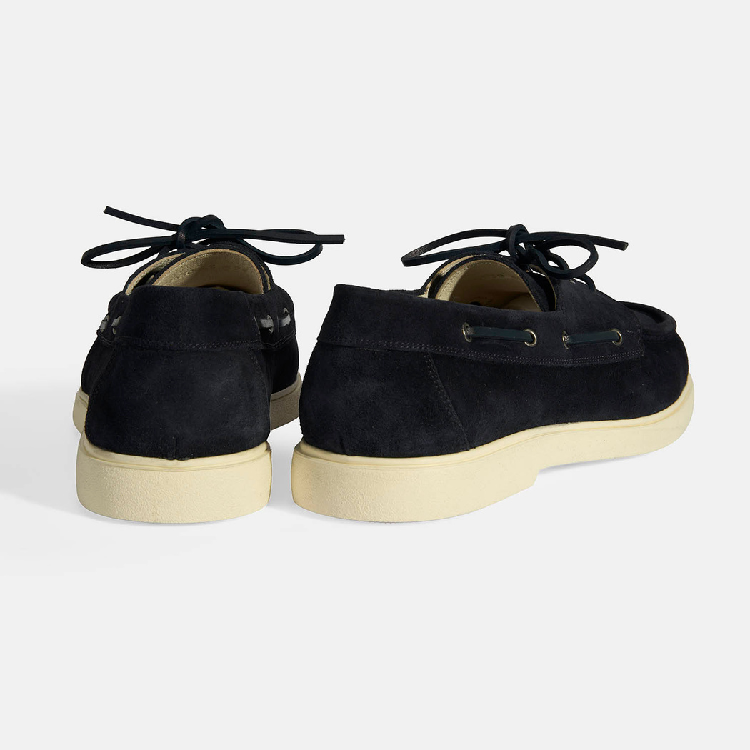 Erkek Lacivert Bağcıklı Süet Günlük Ayakkabı