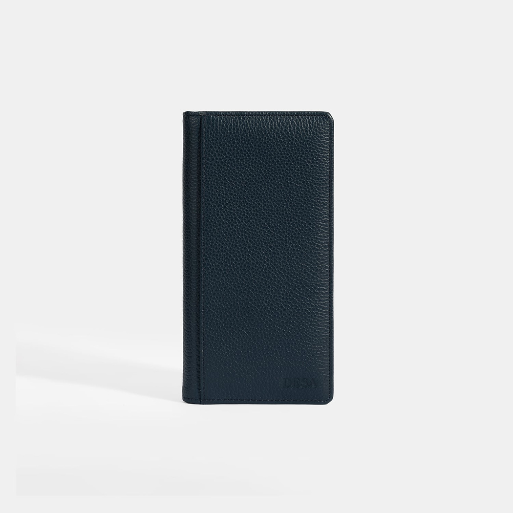 Erkek Lacivert Deri Cüzdan
