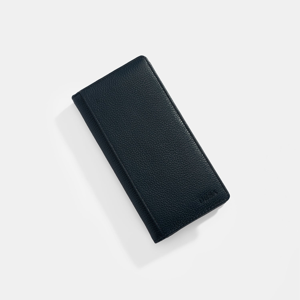 Erkek Lacivert Deri Cüzdan
