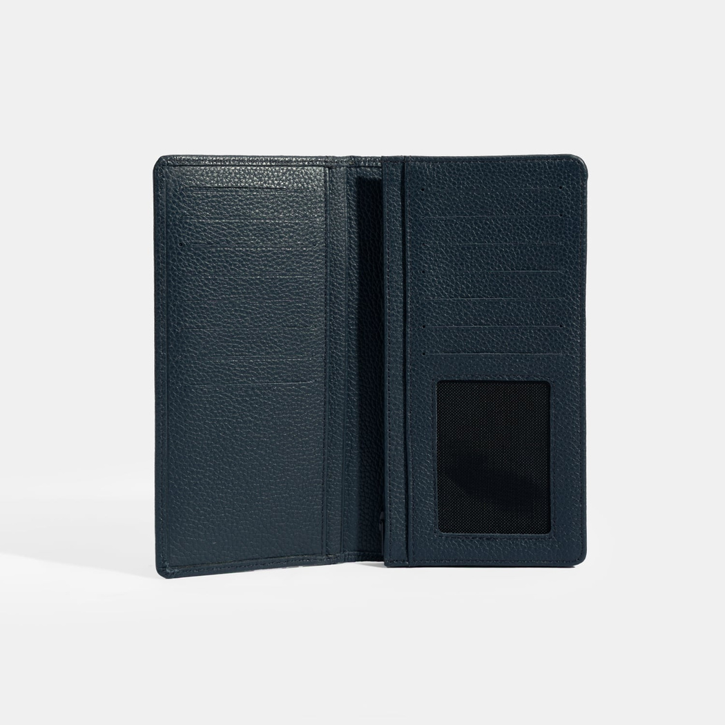 Erkek Lacivert Deri Cüzdan