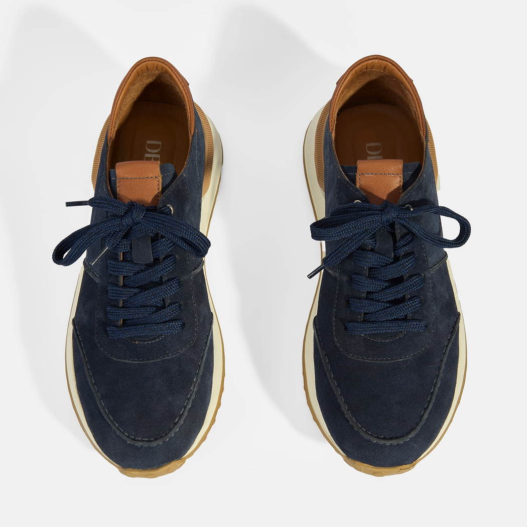 Erkek Lacivert Süet Bağcıklı Günlük Ayakkabı