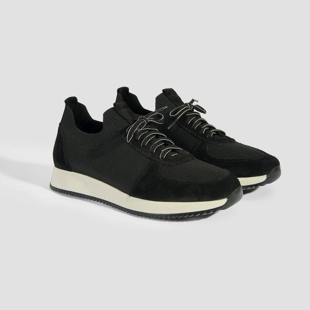 Erkek Siyah Bağcıklı Süet Günlük Ayakkabı