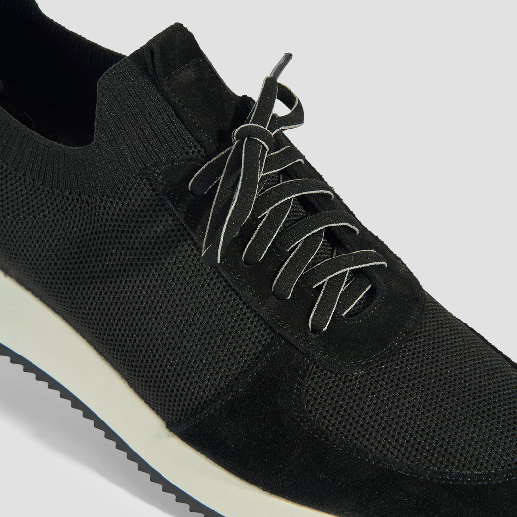 Erkek Siyah Bağcıklı Süet Günlük Ayakkabı