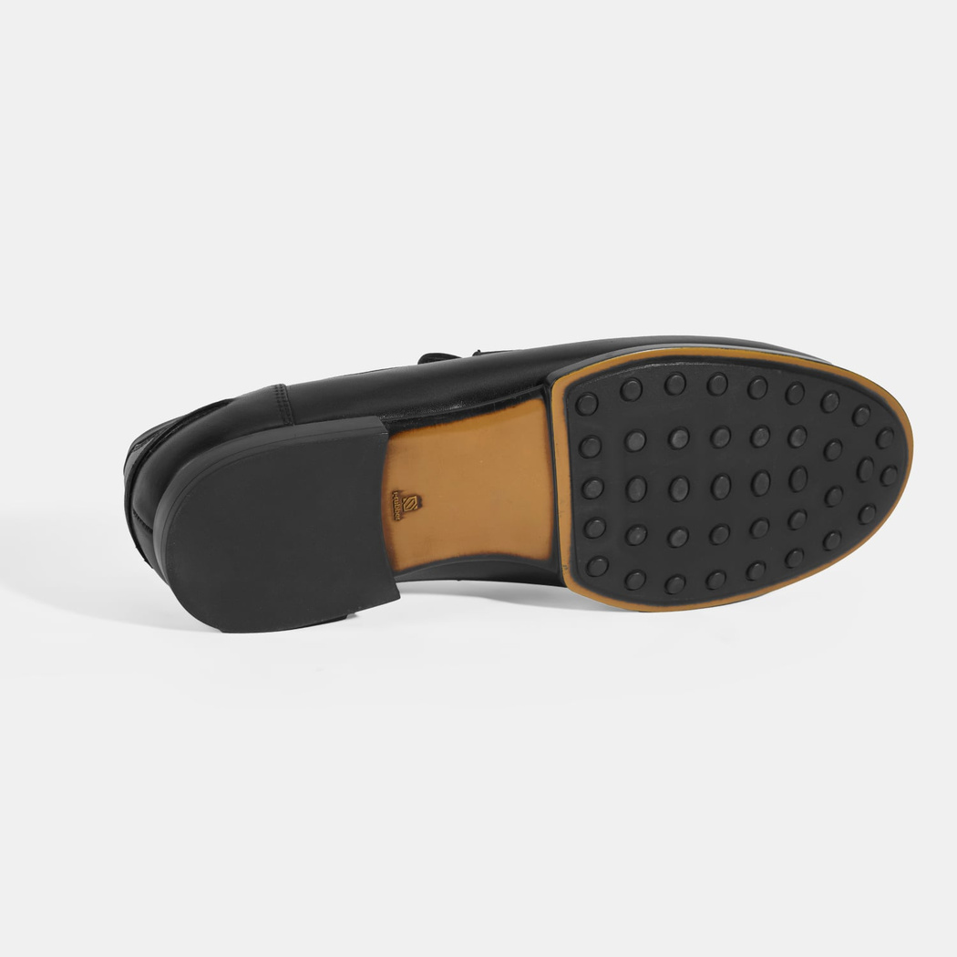 Erkek Siyah Deri Loafer