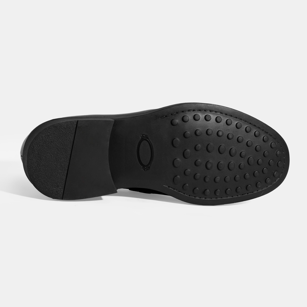 Erkek Siyah Deri Loafer