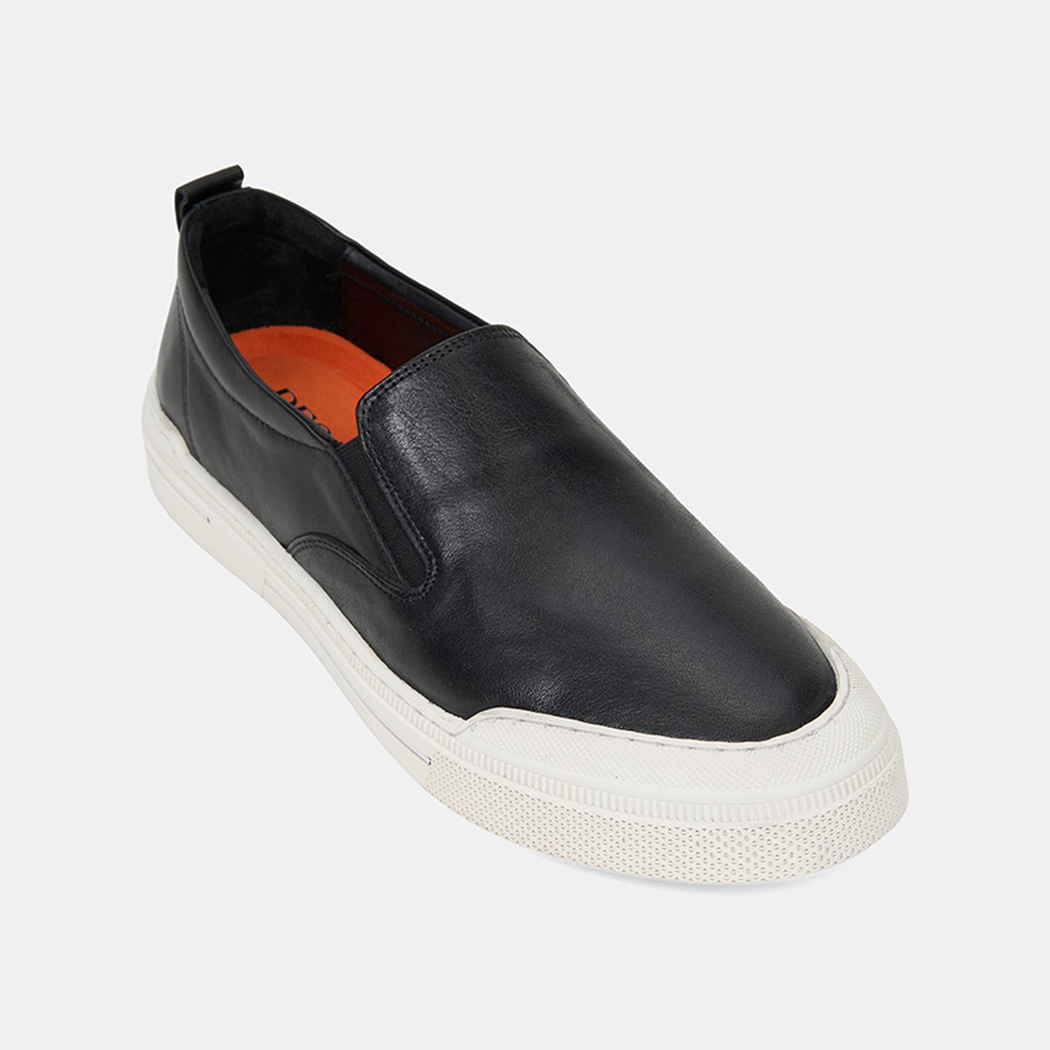 Erkek Siyah Deri Loafer