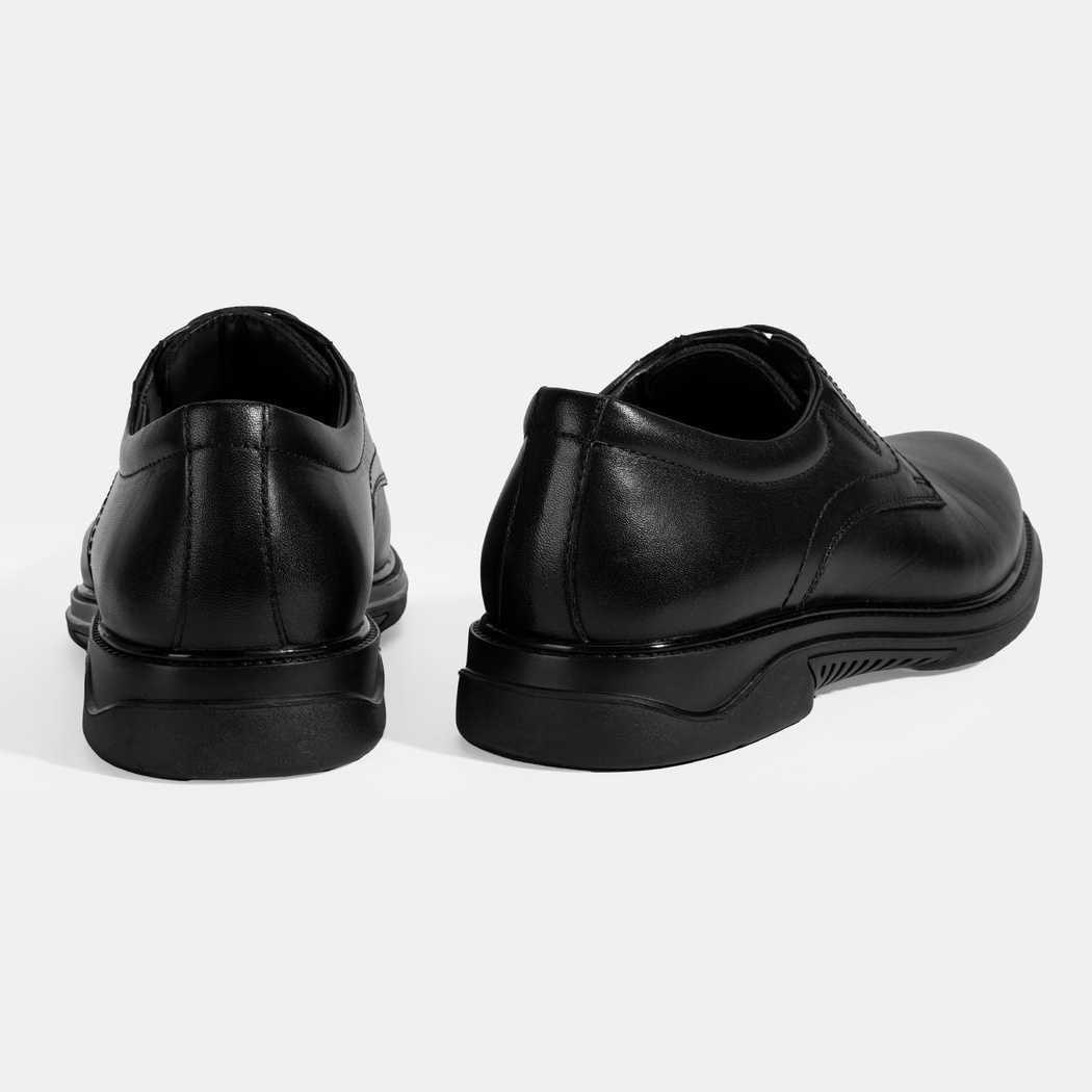 Erkek Siyah DesaComfort Klasik Deri Ayakkabı