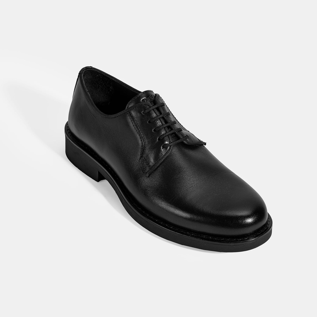 Erkek Siyah Klasik Deri Ayakkabı