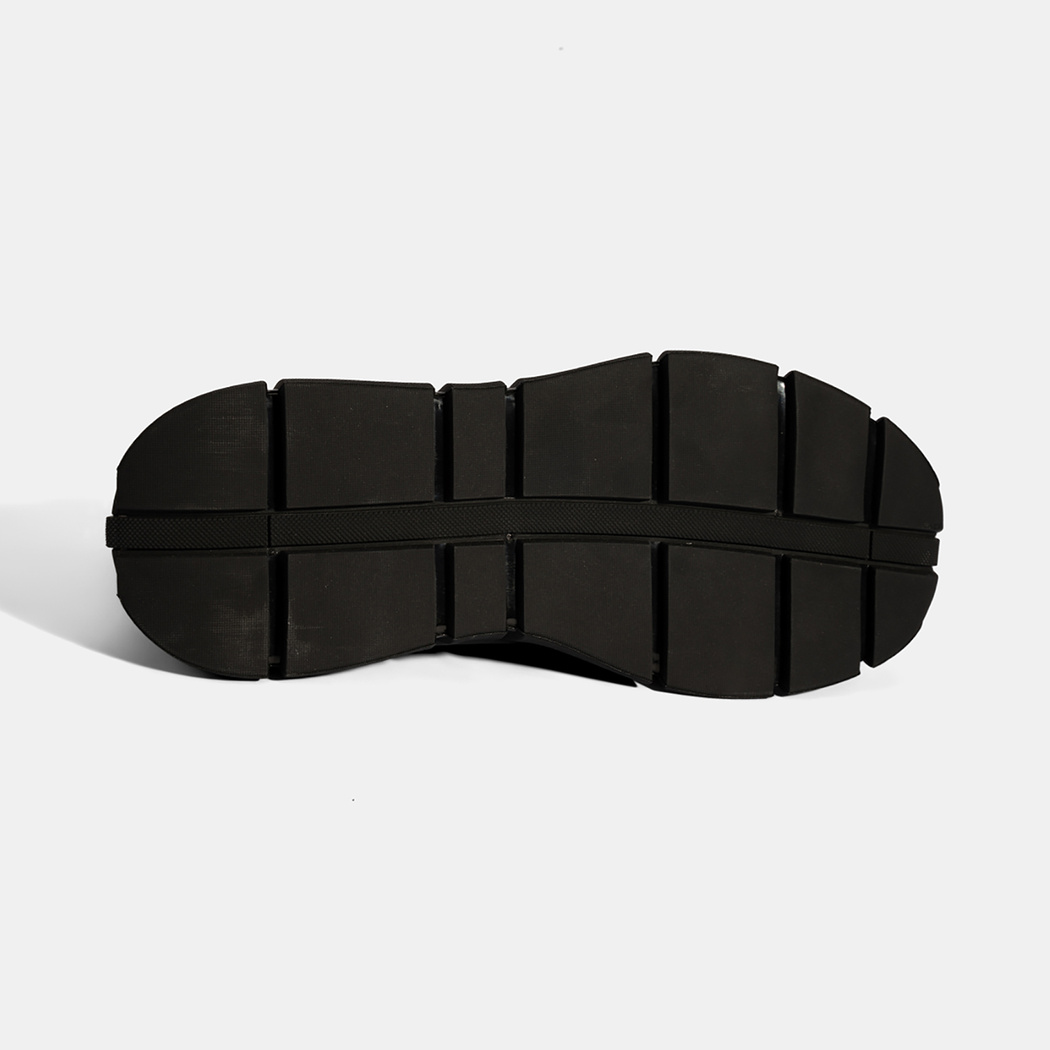 Erkek Siyah Lastik Detaylı Nubuk Deri Bot