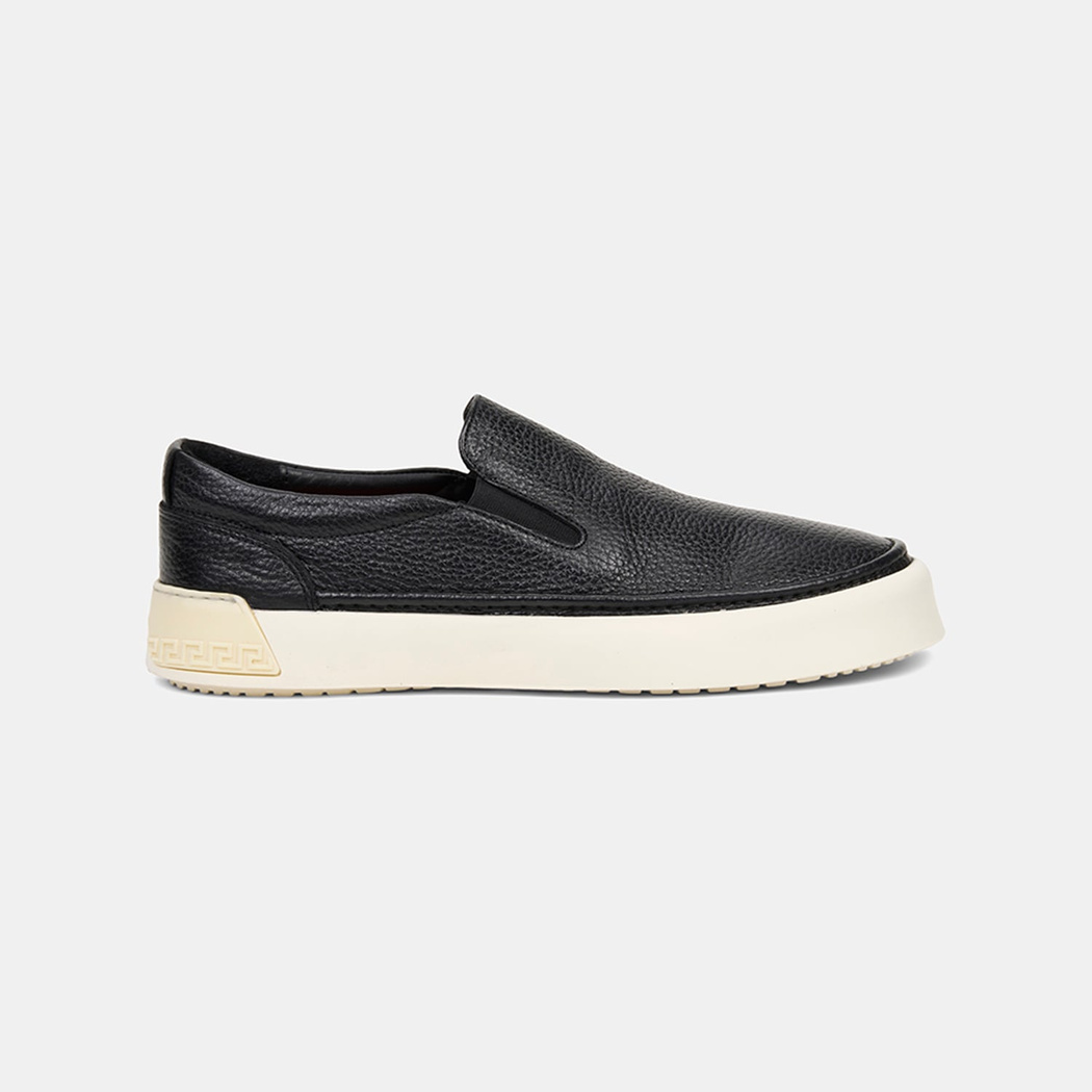 Erkek Siyah Slip-On Deri Loafer