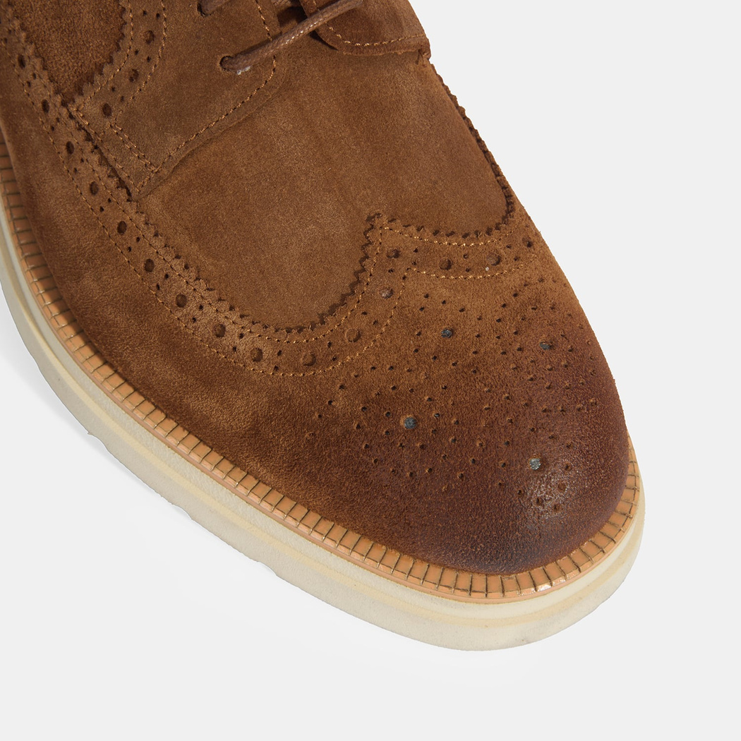 Erkek Taba Bağcıklı Süet Günlük Ayakkabı