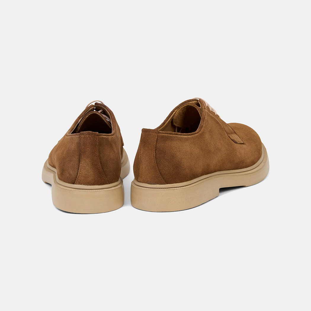 Erkek Taba Bağcıklı Süet Klasik Ayakkabı