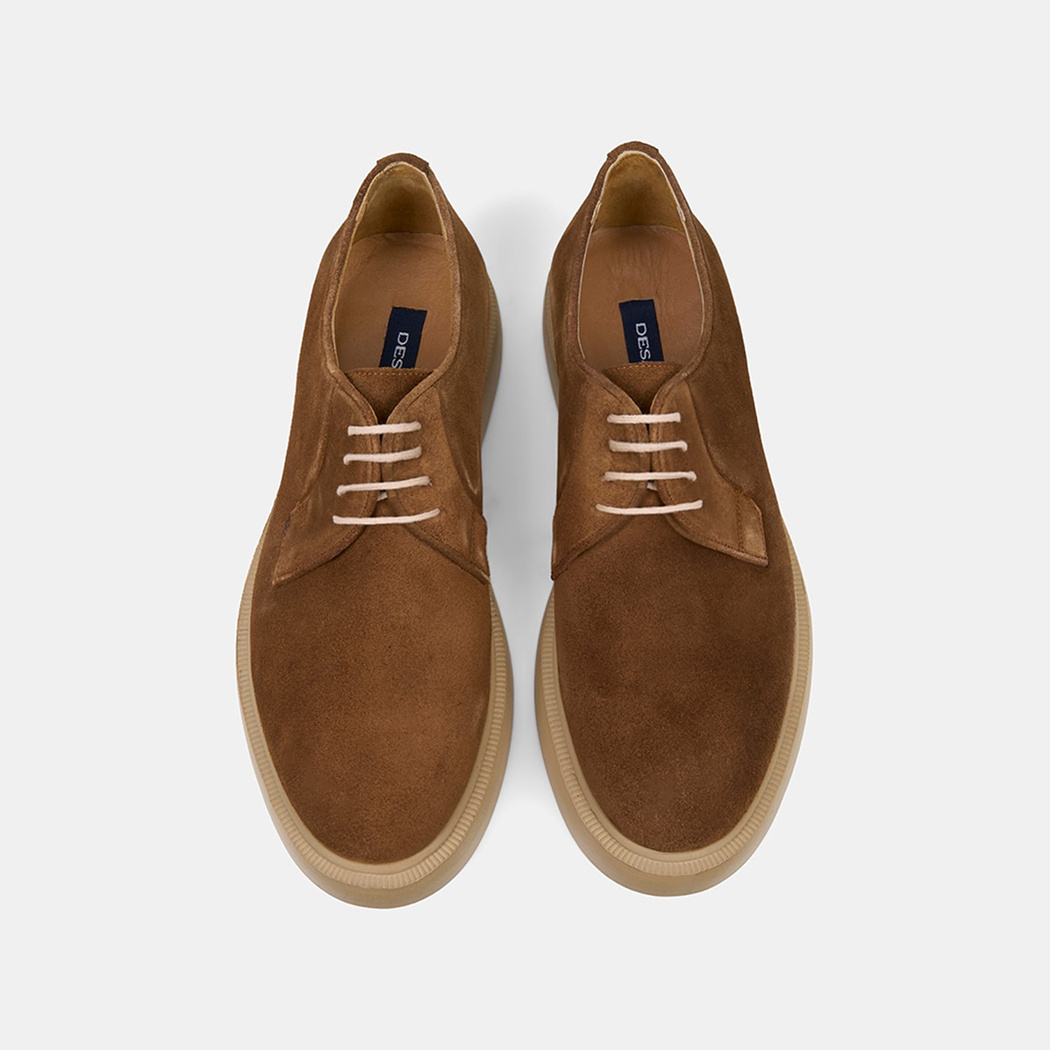 Erkek Taba Bağcıklı Süet Klasik Ayakkabı