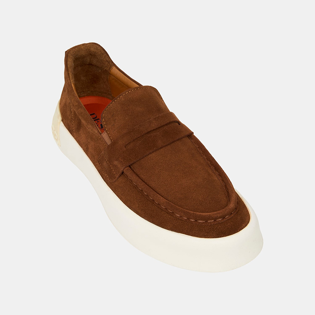 Erkek Taba Süet Deri Loafer