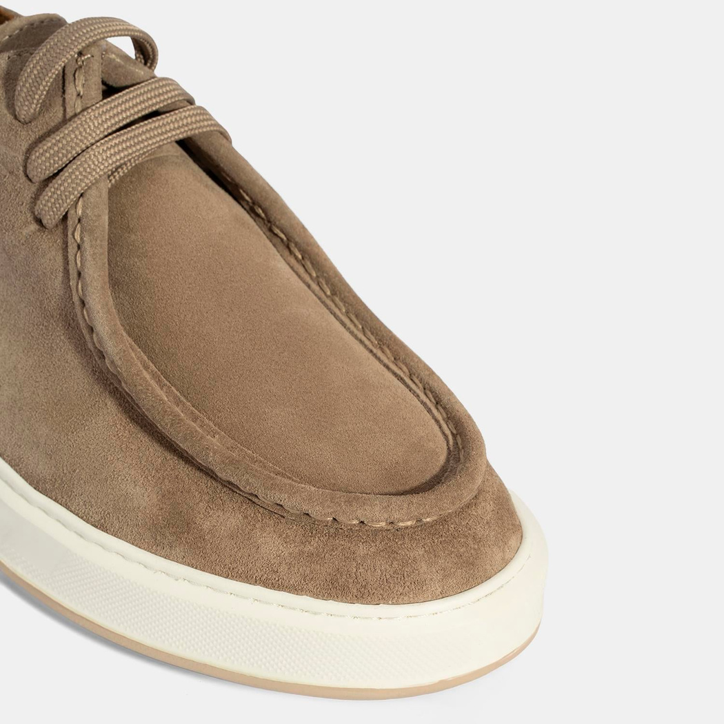 Erkek Vizon Bağcıklı Süet Deri Günlük Ayakkabı